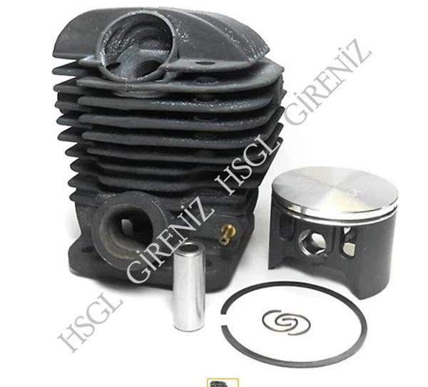 HSGL Motorlu Testere Silindir Piston Seti 52 mm  Dolmar / Makita / Wecker DCS 6401 – 7301 – 8100 Uyumlu - Image 1