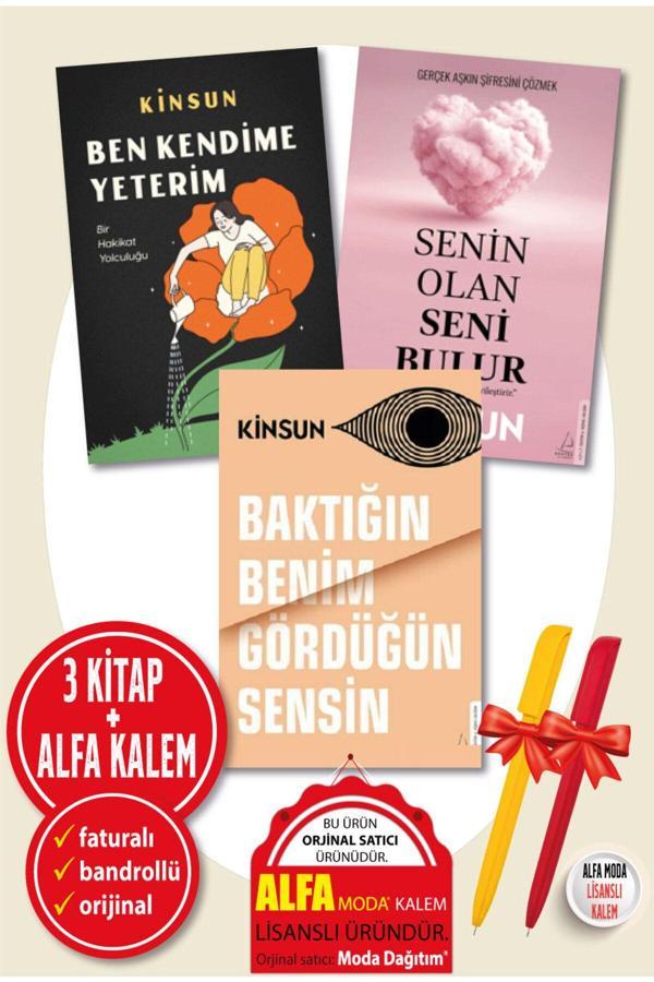 Kinsun 3 Kitap (Ben Kendime + Baktığın Benim Gördüğün Sensin + Senin Olan Seni)-Yeni-Kişisel Gelişim - Destek Yayınları - Image 1