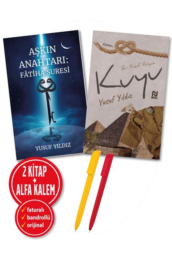 Alfa Kalem + Yusuf Yıldız 2 Kitap (Kuyu + Aşkın Anahtarı: Fatiha Suresi)-Yeni-Destek Kitap - Destek Yayınları - Image 1