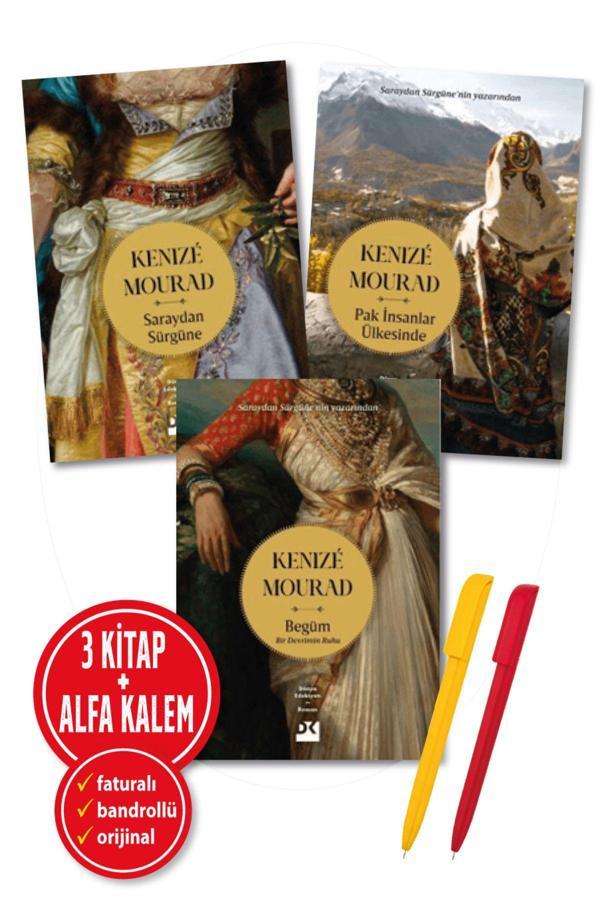 Alfa Kalem + Kenize Mourad 3 Kitap Begüm-Bir Devrimin Ruhu + Saraydan Sürgüne + Pak İnsanlar Ülkesinde - Doğan Kitap - Image 1