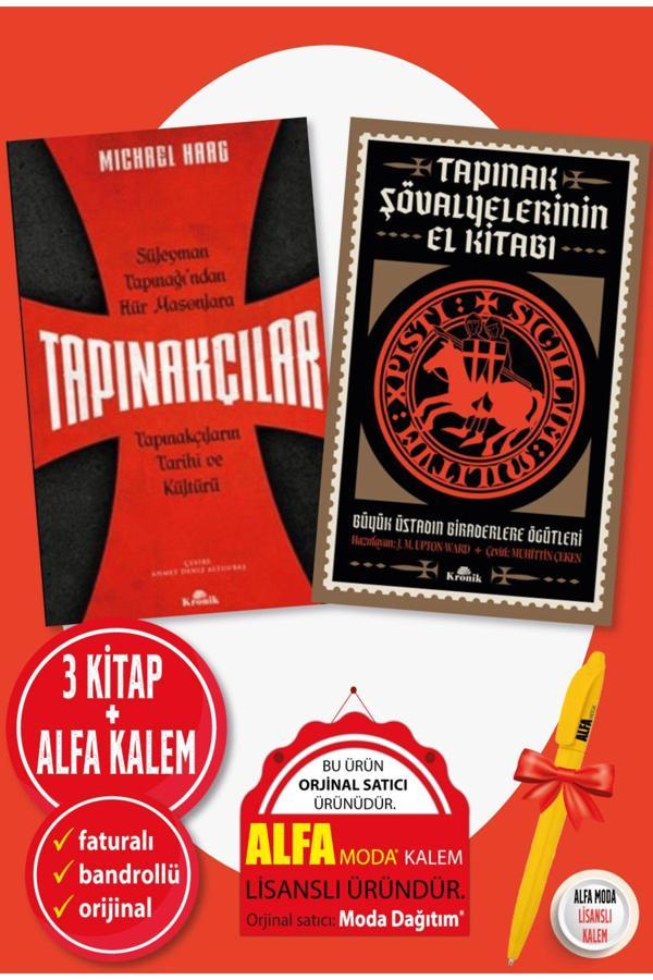 Tapınakçılar - Tarihi Ve Kültürü + Tapınak Şövalyelerinin El Kitabı 2 Kitap Set Michael Haag - Kronik Kitap - Image 1