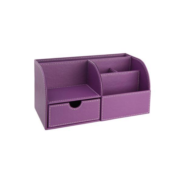 Masaüstü Düzenleyici,Kalemlik,Kumandalık,Küpbloknotluk,Tabletlik,Kitaplık,6 Gözlü,Çekmeceli,Desktop Organizer,Vegan,24,5 - Image 1