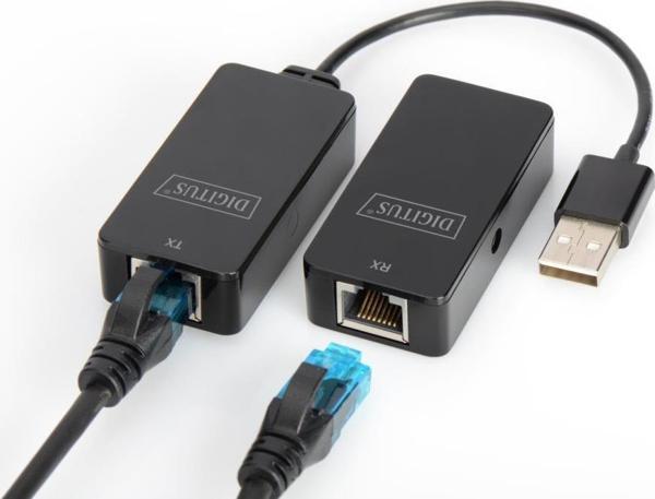 Digitus DA-70141 USB 2.0 Mesafe Uzatma Cihazı, CAT 6-6A-7 - Image 1