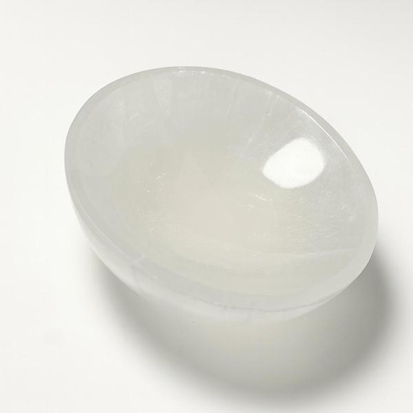 OVAL KASE SELENİT TAŞI 14 CM  - Image 1