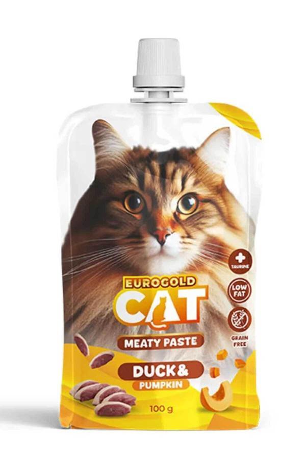 Eurogold Cat Et Ezmesi Ördek-Balkabağı 100Gr - 20 Li - Image 1
