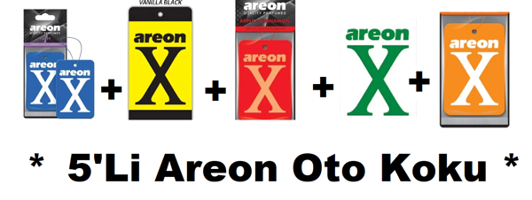Areon X Oto Araç Kokusu (5li ) - Image 1
