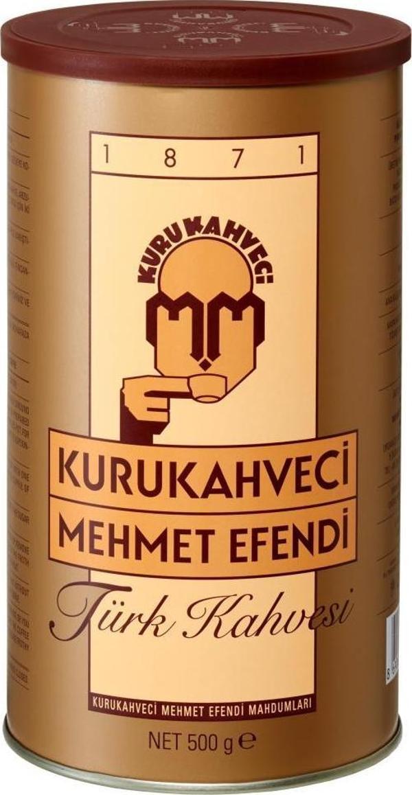 Kurukahveci Mehmet Efendi Kahve 500 Gr Teneke Kutu Türk Kahvesi - Image 1