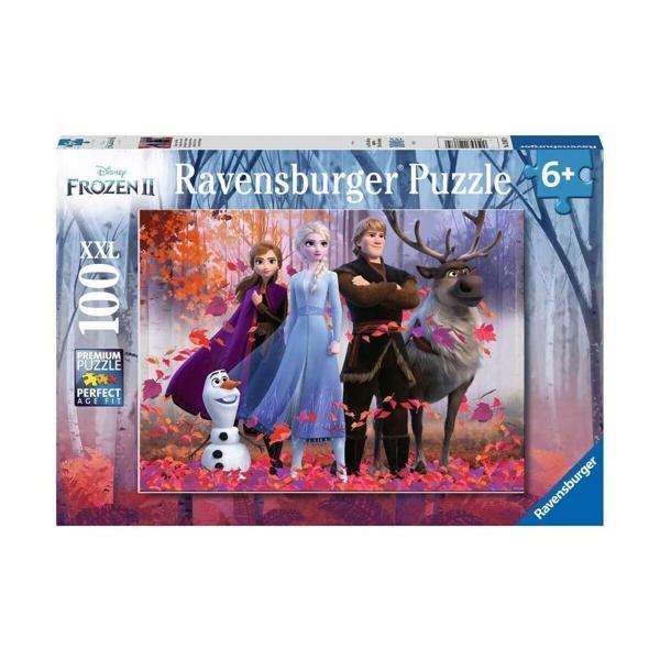 128679 Frozen II 100 parça XXL Ravensburger Puzzle Kız Erkek Çocuk Oyuncak Eğitici Oyuncaklar - Image 1