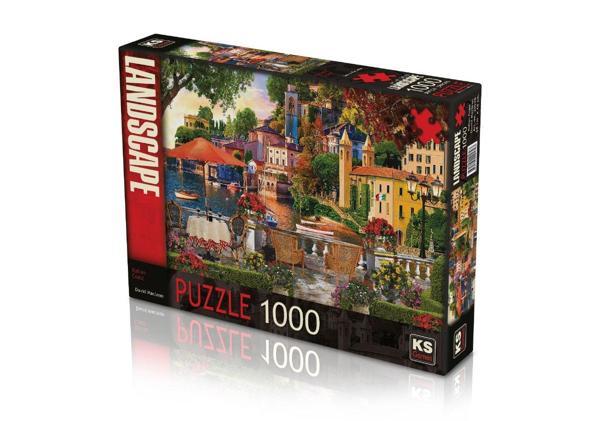 KS Puzzle 1000 Parça İtalian Coast İtalyan Sahili Kız Erkek Çocuk Oyuncak Eğitici Oyuncaklar - Image 1