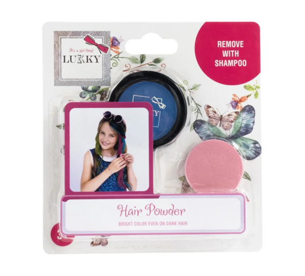 Lukky Süngerli Saç Tebeşiri Mavi Kız Erkek Çocuk Oyuncak Eğitici Oyuncaklar - Image 1