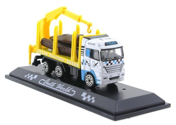 Die Cast Mini Sarı Kütük Kamyonu Kız Erkek Çocuk Oyuncak Eğitici Oyuncaklar - Image 1