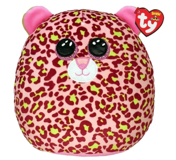 Ty Squishy Beanies Yastık Pembe Leopar Lainey 26cm Kız Erkek Çocuk Oyuncak Eğitici Oyuncaklar - Image 1