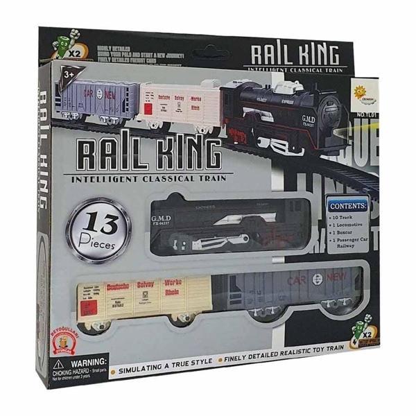 KUT.PİLLİ TREN SETİ Kız Erkek Çocuk Oyuncak Eğitici Oyuncaklar - Image 1