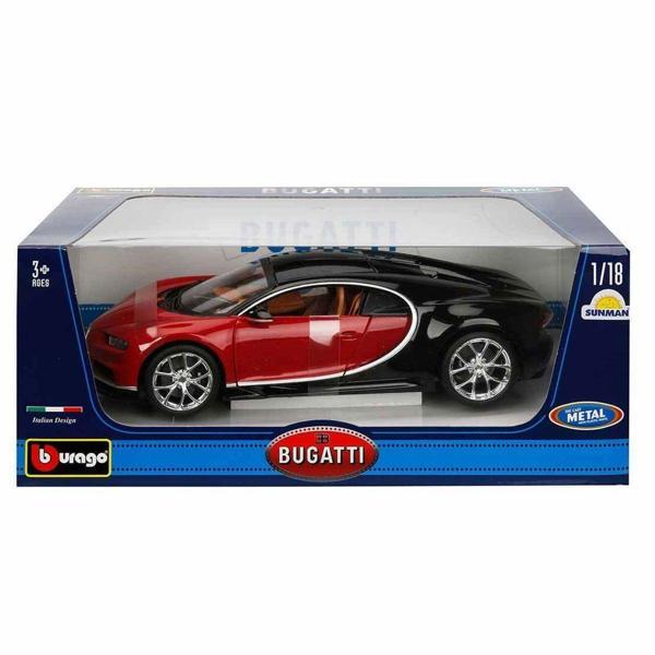 1011040 1:18 Bugatti Chiron Model Mavi Araba Kız Erkek Çocuk Oyuncak Eğitici Oyuncaklar - Image 1