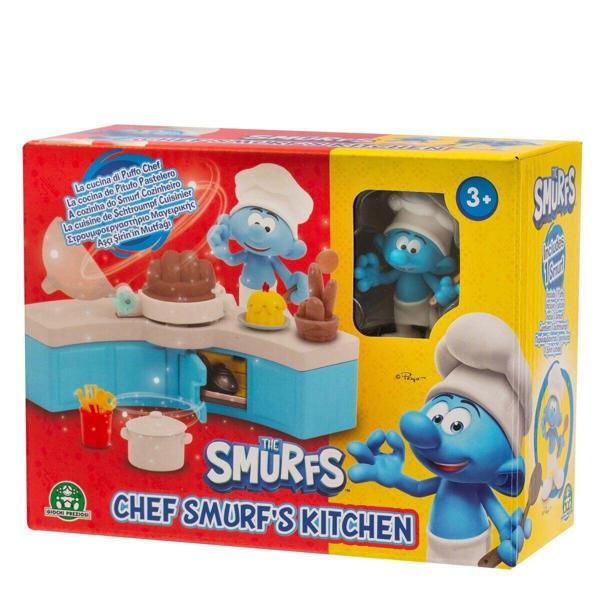 PUF18100 Şirinler Aşçı Şirin Oyun Seti Kız Erkek Çocuk Oyuncak Eğitici Oyuncaklar - Image 1