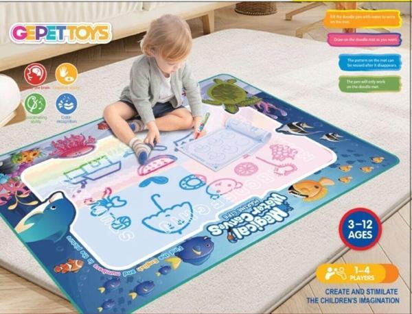 SHB901 WATER MAGİC SİHİRLİ BOYAMA HALISI Kız Erkek Çocuk Oyuncak Eğitici Oyuncaklar - Image 1