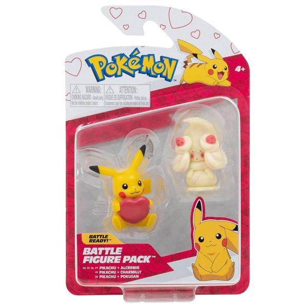 POK PKW2483 Pokemon Battle 2li Figür Noel Seri Asorti Kız Erkek Çocuk Oyuncak Eğitici Oyuncaklar - Image 1