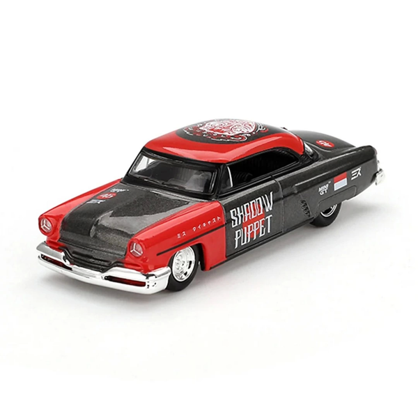 Mini GT 1/64 Lincoln Capri Hot Rod 1954 ''Shadow Puppet'' MINI GT x MIZU Diecast Kız Erkek Çocuk Oyu - Image 1
