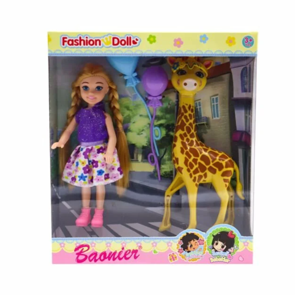 Baonier Zürafalı Mini Kız Bebek Kız Erkek Çocuk Oyuncak Eğitici Oyuncaklar - Image 1