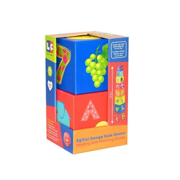 30628 Kanz Eğitici Denge Kule Oyunu Kız Erkek Çocuk Oyuncak Eğitici Oyuncaklar - Image 1