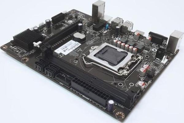 Quadro H81-A2C DDR3 GLan HDMI,VGA 4x Sata3 16X PCIe 1150p Anakart - Image 1