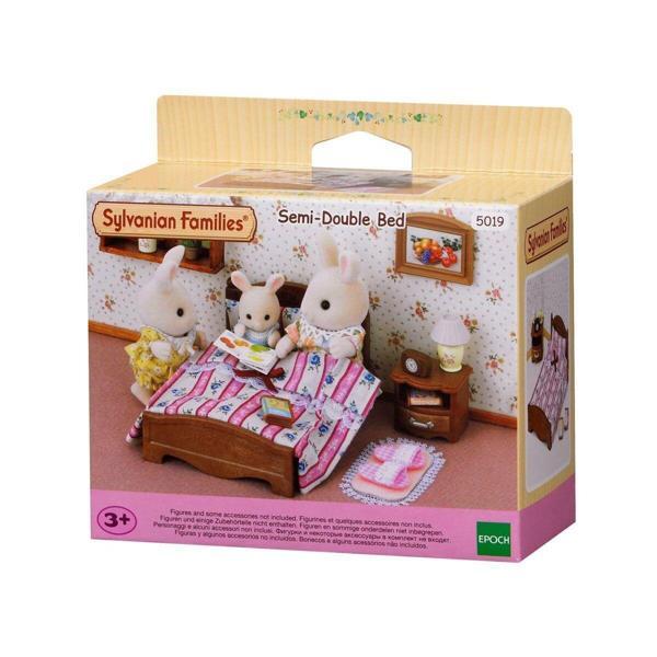 5019 Sylvanian Families İki Kişilik Yatak Seti figürler ayrı satılır +3 yaş Kız Erkek Çocuk Oyuncak  - Image 1
