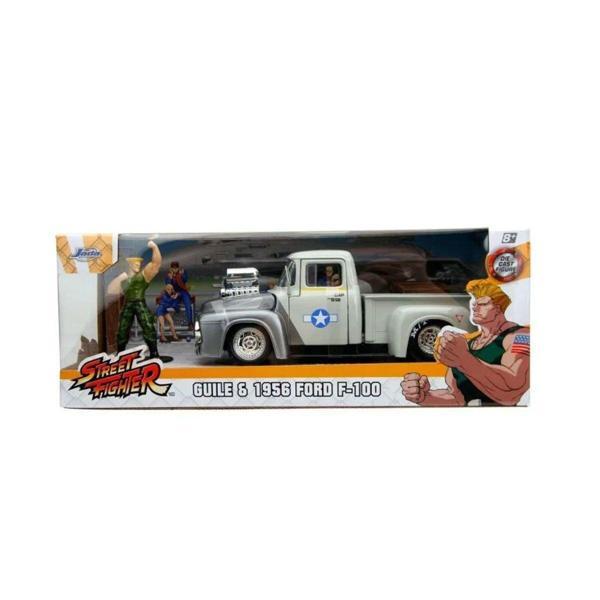 253255057 Jada Street Fighter 1956 Ford Pickup 1:24 Kız Erkek Çocuk Oyuncak Eğitici Oyuncaklar - Image 1