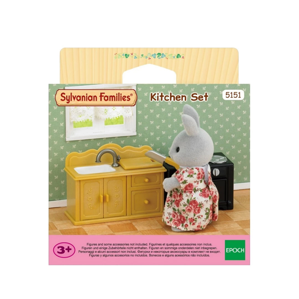 Sylvanian Families Mutfak Seti 5151 Kız Erkek Çocuk Oyuncak Eğitici Oyuncaklar - Image 1