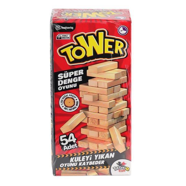 7314 Tower Denge Oyunu 54 Parça -Totteriq Kız Erkek Çocuk Oyuncak Eğitici Oyuncaklar - Image 1