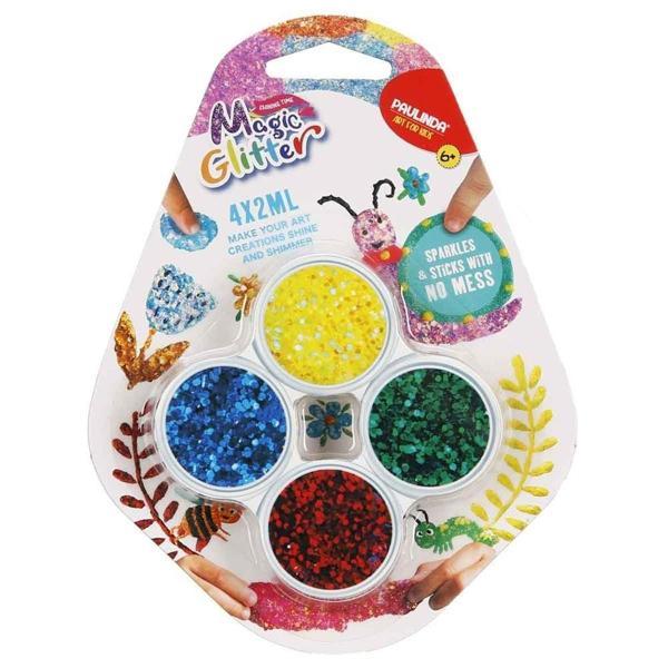 HOBİ SET MAGİC GLİTTER 4X2ML KRTL Kız Erkek Çocuk Oyuncak Eğitici Oyuncaklar - Image 1