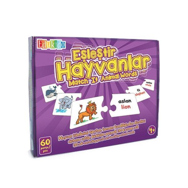 EDU-1009 Chiva, Eşleştir Hayvanlar Kız Erkek Çocuk Oyuncak Eğitici Oyuncaklar - Image 1
