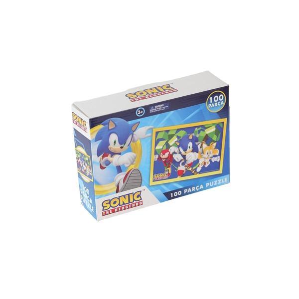 SO0090 SONİC 100 PARÇA PUZZLE Kız Erkek Çocuk Oyuncak Eğitici Oyuncaklar - Image 1