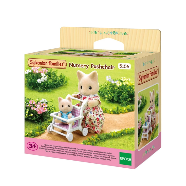 Sylvanian Families Bebek Arabası 5156 Kız Erkek Çocuk Oyuncak Eğitici Oyuncaklar - Image 1