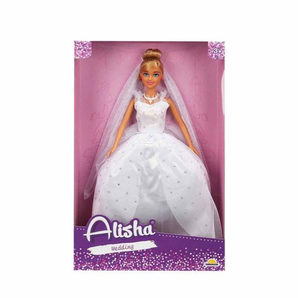 3381 SUN-RST-SIS-Gelinlikli Manken Bebek Alisha 29cm - Sunman Kız Erkek Çocuk Oyuncak Eğitici Oyunca - Image 1