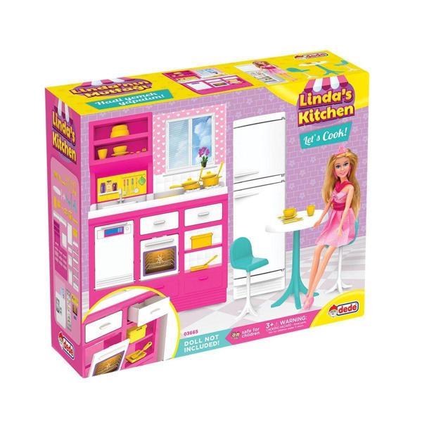 03665 Dede, Linda'nın Mutfağı Oyun Seti Kız Erkek Çocuk Oyuncak Eğitici Oyuncaklar - Image 1