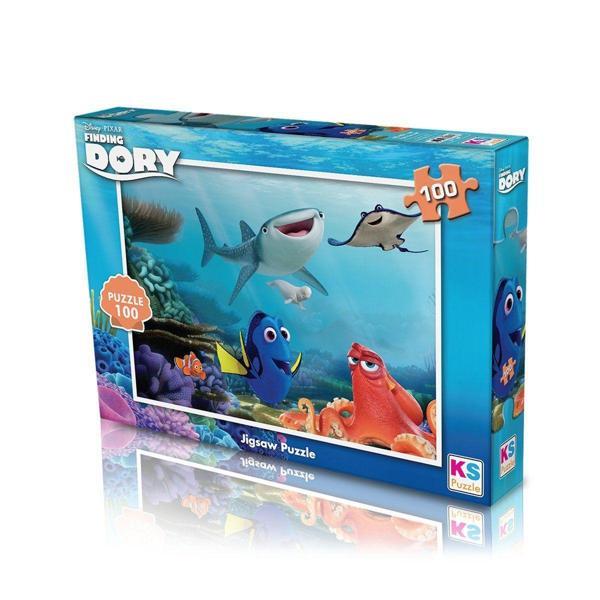 DR714 KS Finding Dory / 100 Parça Puzzle Kız Erkek Çocuk Oyuncak Eğitici Oyuncaklar - Image 1