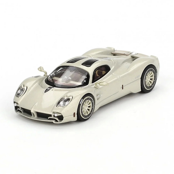 Mini GT 1/64 BBR Pagani Utopia Presentation Grigio Rinascimento Kız Erkek Çocuk Oyuncak Eğitici Oyun - Image 1