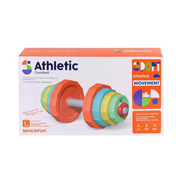 BJF014-2 Dumbell Çocuk Ağırlık Oyuncağı -Birliktoys Kız Erkek Çocuk Oyuncak Eğitici Oyuncaklar - Image 1