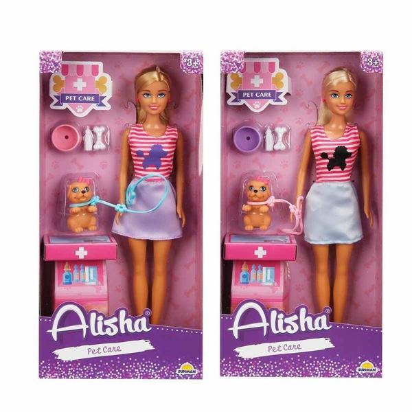 BEBEK SET ALİSHA VETERİNER AKSESUARLI ( 1adet FİYATIDIR ) Kız Erkek Çocuk Oyuncak Eğitici Oyuncaklar - Image 1