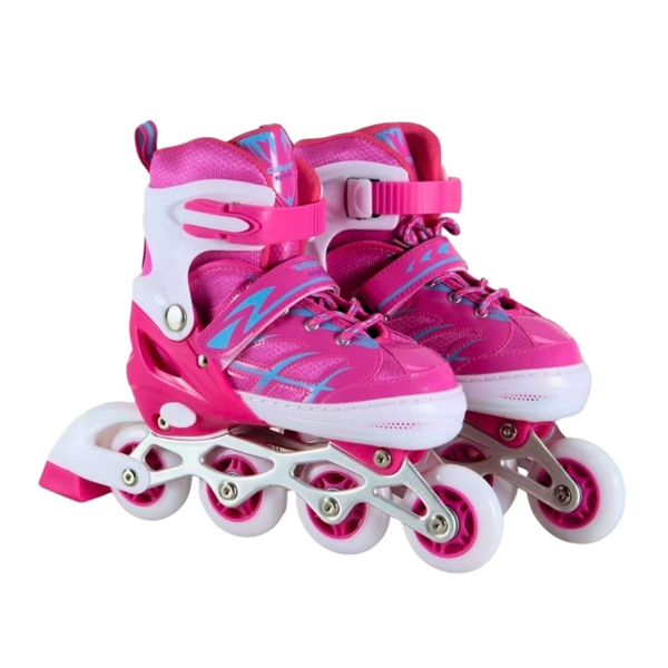 Çantalı Metal Gövdeli Paten 31-34 Numara Kız Erkek Çocuk Oyuncak Eğitici Oyuncaklar - Image 1