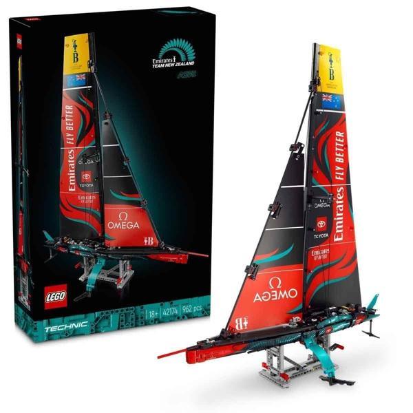 42174 Lego Technic Emirates Team New Zealand AC75 Yat 962 parça +18 yaş Kız Erkek Çocuk Oyuncak Eğit - Image 1