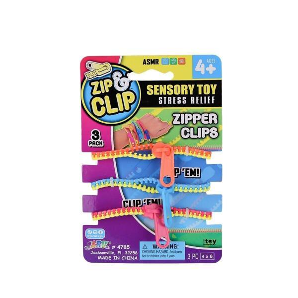 4785 Zıp Clip Zipper Clips 3lü -Sunman Kız Erkek Çocuk Oyuncak Eğitici Oyuncaklar - Image 1