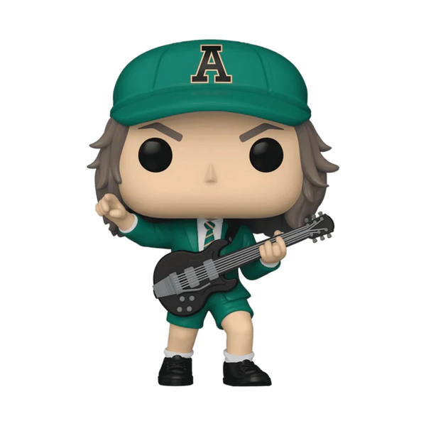 Funko POP Rocks: AC/DC - Angus Young in Green Outfit Kız Erkek Çocuk Oyuncak Eğitici Oyuncaklar - Image 1