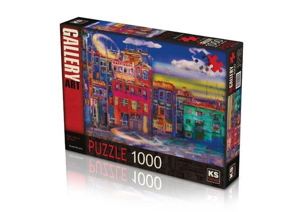 KS Puzzle 1000 Parça Night Without The Moon Aysız Gece Kız Erkek Çocuk Oyuncak Eğitici Oyuncaklar - Image 1