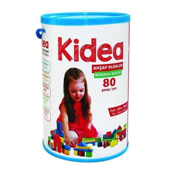 KID-1003 Chiva, Ahşap Bloklar 80 Parça Kız Erkek Çocuk Oyuncak Eğitici Oyuncaklar - Image 1