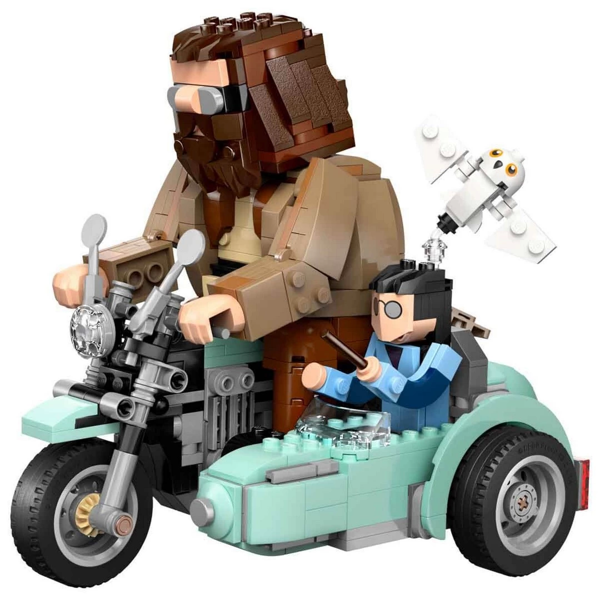 LEGO Harry Potter Hagrid ve Harry’nin Motosiklet Yolculuğu Kız Erkek Çocuk Oyuncak Eğitici Oyuncakla - Image 1