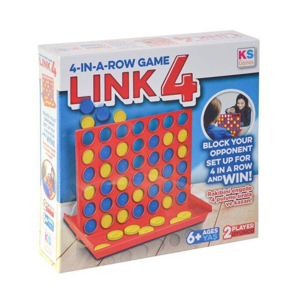25919 Link 4 Sıralı Oyun -Ks Games Kız Erkek Çocuk Oyuncak Eğitici Oyuncaklar - Image 1