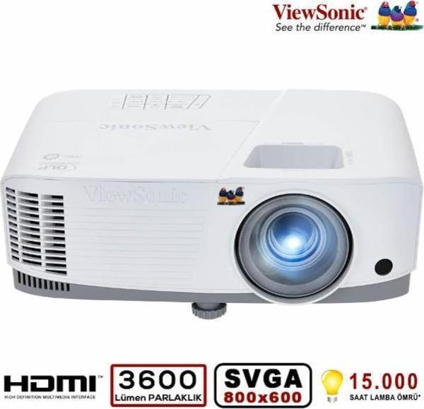 Viewsonic PA700W DLP WXGA(1280x800) 4500AL 2xHDMI 1xVGA 12.500:1 3W Hoparlör Projeksiyon - Image 1