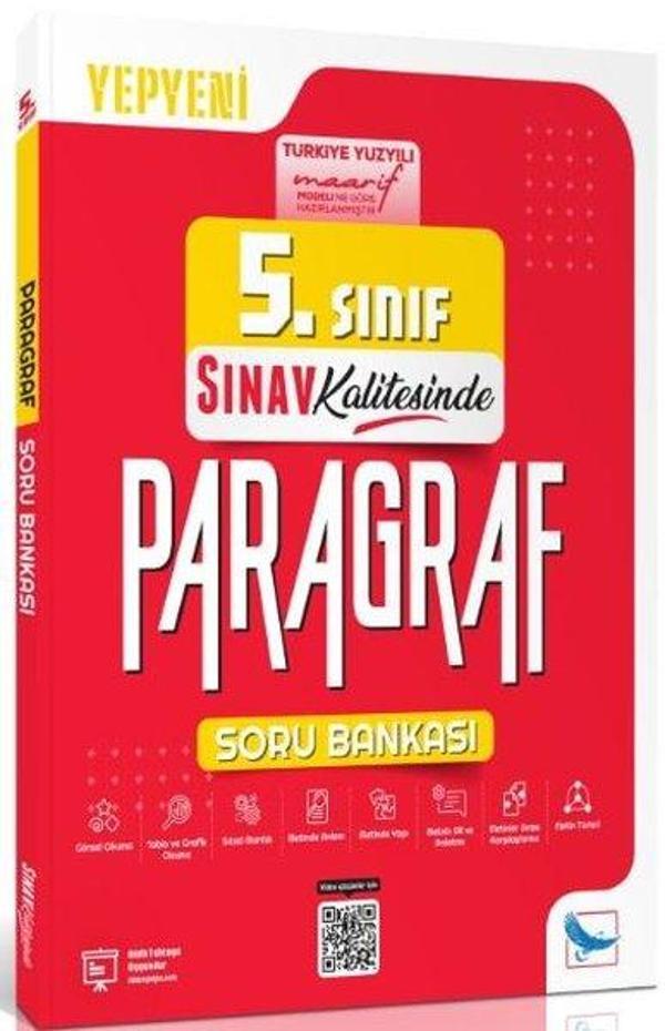 5. Sınıf Sınav Kalitesinde Paragraf Soru Bankası - Sınav Yayınları - Image 1