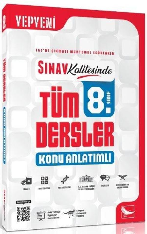 8. Sınıf Sınav Kalitesinde LGS Tüm Dersler Konu Anlatımlı - Sınav Yayınları - Image 1